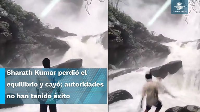 Tiktoker cae a unas cataratas mientras grababa un video, aún no lo encuentran