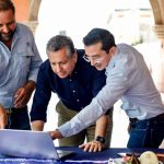Alcalde de Mérida supervisa trabajos de mantenimiento en parque de la Nueva Sambulá