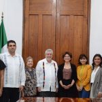 Visita Delfina Gómez Texcaltitlán tras masacre entre pobladores y grupo armado