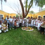Cecilia Patrón supervisa construcción de rampas para mayor accesibilidad en parques de Mérida.